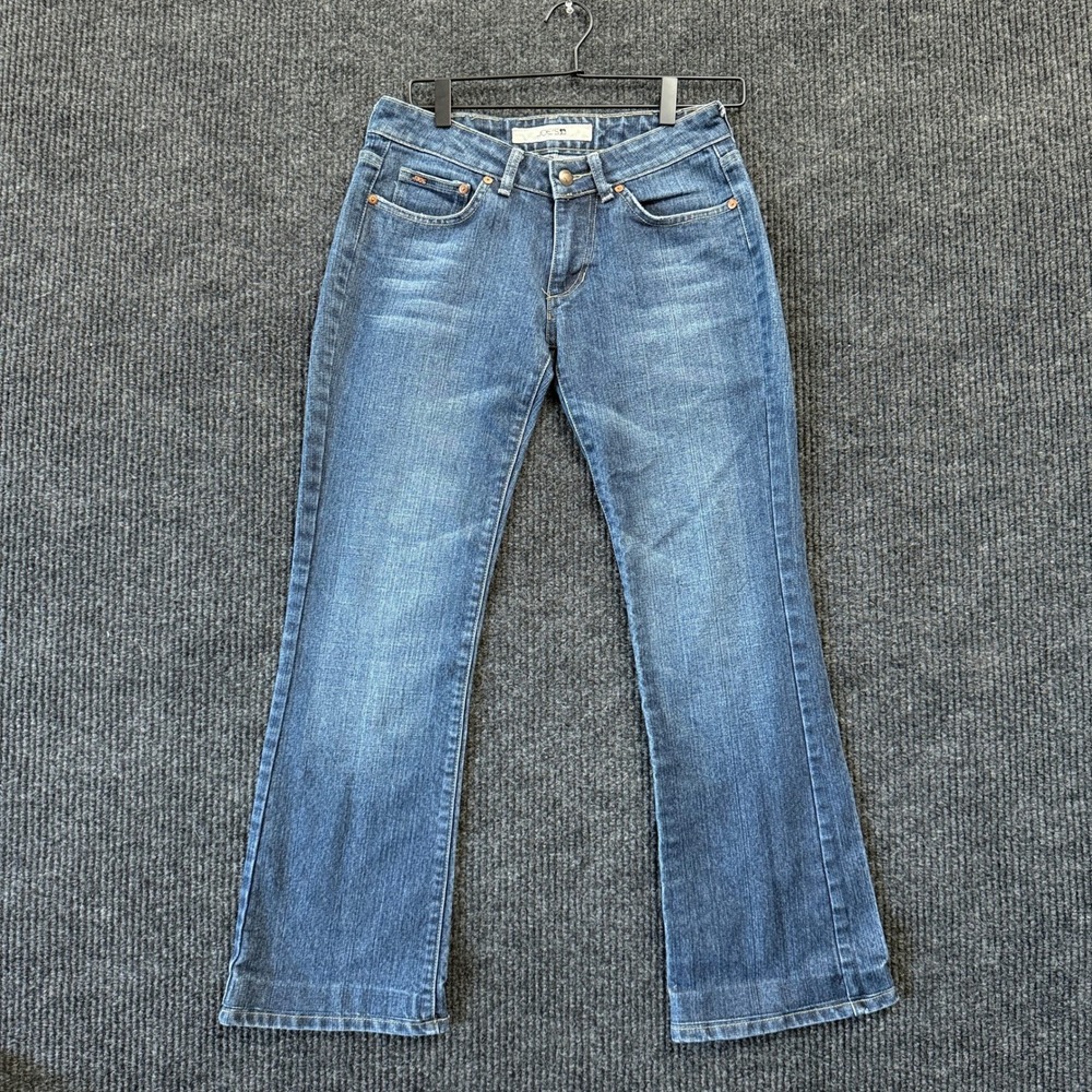 Joe's Jeans Bootcut Jeans Womens 28 Blue Stretch Denim Rhinestone Pockets USA